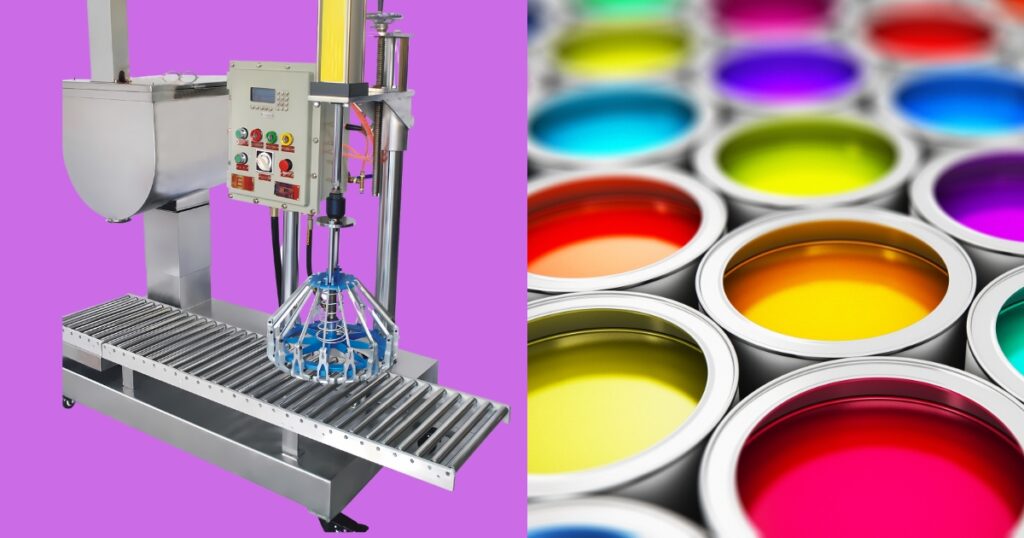 paint Semi auto filling machine manufacturer from Z-MIXER